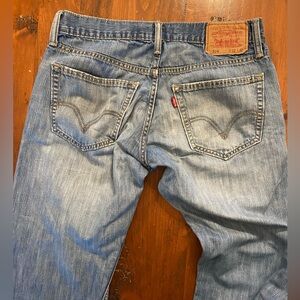 Levi’s 514 distressed jeans